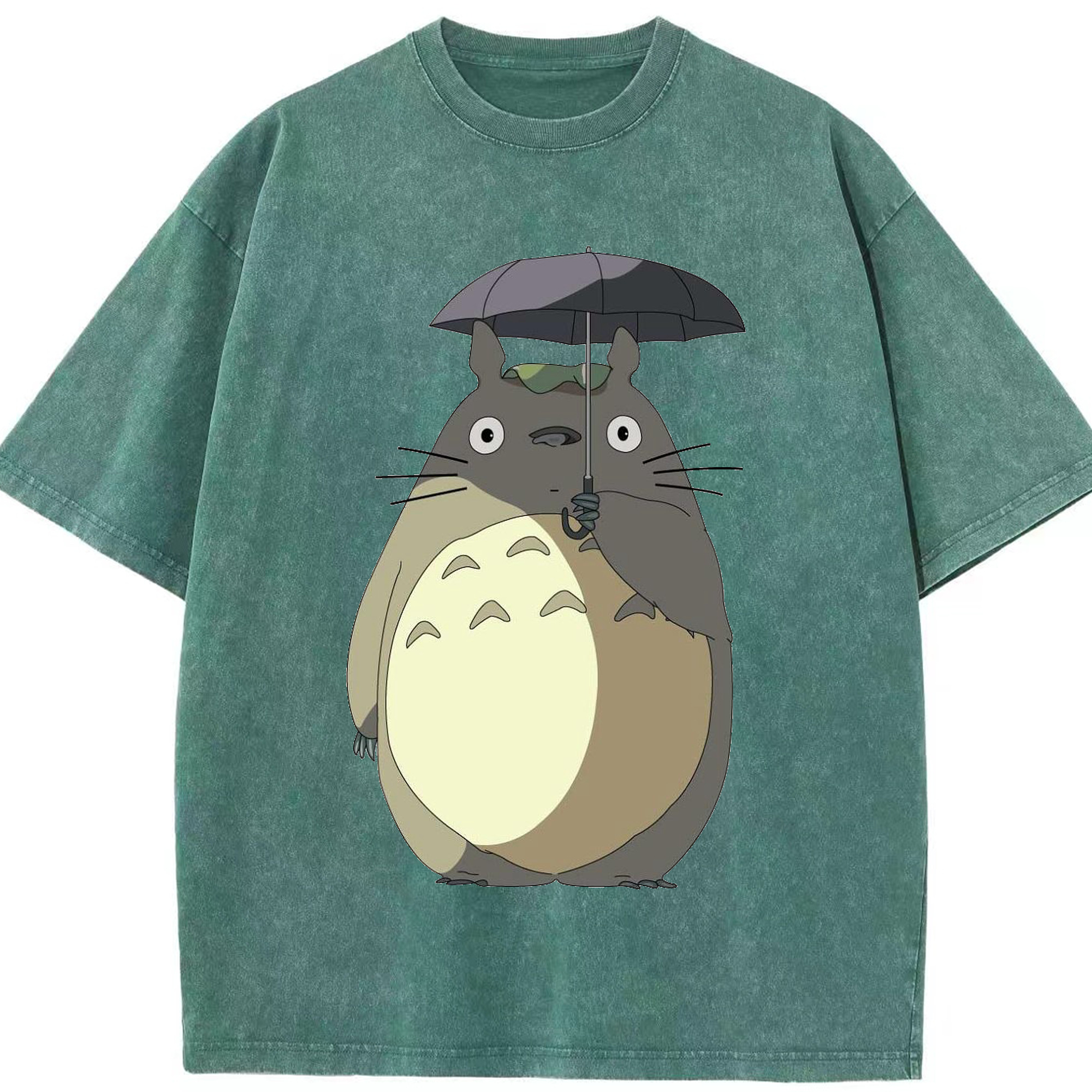 （画像用） となりのトトロ 草壁メイ 草壁サツキ My Neighbor Totoro Satsuki Kusakabe Mei Kusakabe 綿100% ヴィンテージ風 半袖Tシャツ（フロントプリント）